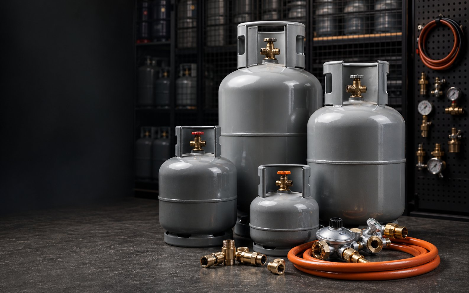 Gas cylinders and equipment